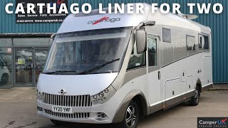 Carthago Liner for Two I 53 Motorhome For Sale at Camper UK [upl. by Araec]