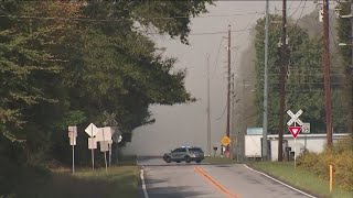 Resident describes being evacuated due to fire at BioLab in Rockdale County [upl. by Zelda366]