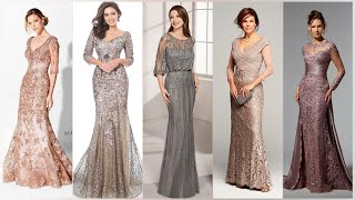 pulitzer mother of the bride dresses New Designs  champagne mother of the bride dress tea length [upl. by Cho615]