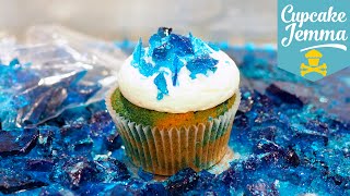 How to Make Breaking Bad Blue Magic Cupcakes  Cupcake Jemma [upl. by Magas]