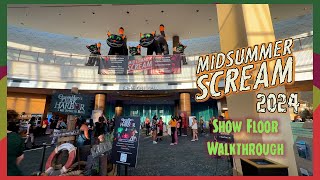 Midsummer Scream Show Floor Walkthrough  Midsummer Scream 2024 [upl. by Bernadette]