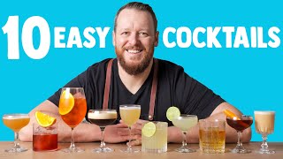 10 Cocktails Every Beginner Can Make [upl. by Gitt586]