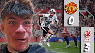 Luiz Diaz Goal Stuns Manchester  Man Utd 03 Liverpool [upl. by Agrippina399]