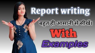 Report writing कैसे लिखें Report format reportwriting english [upl. by Gibun]