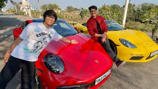 Red Porsche Bhi Aagyi 😍 New SuperCar [upl. by Annaes]