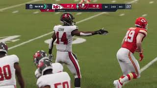 Madden NFL 21 Super Bowl 55 gameplay xbox One version on Xbox Series X part one [upl. by Sirahs349]