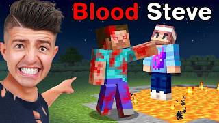 I Scared My Friend as BLOOD STEVE in Minecraft [upl. by Cavallaro]