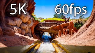 Splash Mountain front seat onride 5K POV 60fps Disneyland [upl. by Oivatco18]