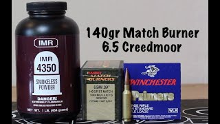 Barnes 140gr Match Burner 65 Creedmoor Savage 110 [upl. by Yetac]