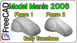 Model Mania 2006 in FreeCAD Easy Transition between Phase 1 and Phase 2 [upl. by Valerye]