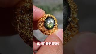 Bangsing kresnadana  sapphire star thailand ring perak  gemstone  batu permata  jewelry [upl. by Torrie585]