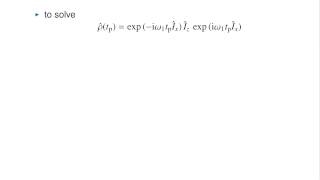 Lecture 4  Chapter 7 Product operators I by Dr James Keeler quotUnderstanding NMR spectroscopyquot [upl. by Sylvie]