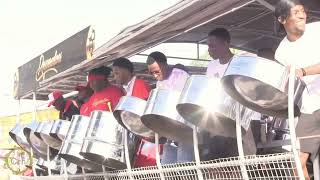 Desperadoes Steel Orchestra Playing DNA at Pro Of Spain Jouvert Bomb Competition 2024 [upl. by Ttcos]