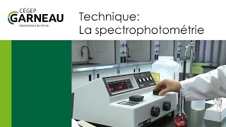 Technique de laboratoire la spectrophotométrie [upl. by Zandra]