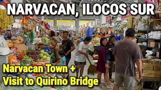 Philippines🇵🇭 EXPLORE ILOCOS SUR  NARVACAN TOWN Walking Tour  Visit to the ICONIC QUIRINO BRIDGE [upl. by Agbogla]