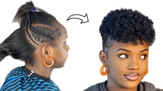 What A Viral Simple Natural Hairstyle That Made 120M Views On Tiktok amp Instagram [upl. by Zakarias]