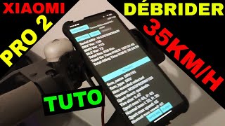 XIAOMI M365 PRO 2 DÉBRIDER 35KMH TUTO DÉTAILLÉ VITESSE ET PUISSANCE DEBRIDAGE [upl. by Melgar]