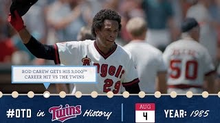 Aug 4 1985 Carew hits No 3000 vs Twins [upl. by Lundquist991]