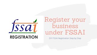 FSSAI registration for Home Bakers  Register your business under FSSAI  FSSAI certified Home baker [upl. by Teerprug924]