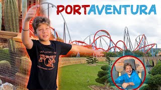 VISITANDO PORTAVENTURA WORLD  Epic Vlog [upl. by Fancy]