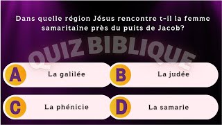 Quiz bible quiz biblique avec questions et réponses en français le livre de Jean [upl. by Eenattirb644]