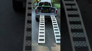 Mower Loading Ramps Straight or Curved Which is Safer [upl. by Maggee]