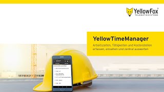 YellowTimeManager Zeiterfassung ganz einfach  by YellowFox [upl. by Rossuck]