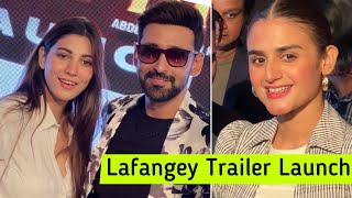 Lafangay Trailer launch with Hira Mani Nazish Jahangir amp Sami Khan [upl. by Eleanor436]