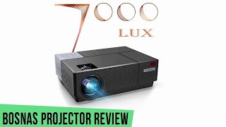 BOSNAS 7000 Projector Review [upl. by Nirahs487]