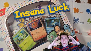 Insane Pokemon 151 Luck For My Channels First Video [upl. by Adiuqram]