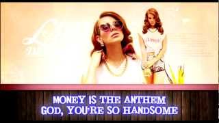 Lana Del Rey  National Anthem Karaoke HD [upl. by Annaek866]