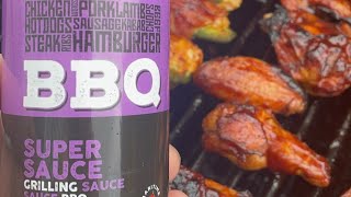 Smoking wing and jalapeño poppers with Maritime Madness BBQ Super Sauce [upl. by Gibbon]