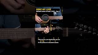 Paint My Love  Michael Learns to Rock 1997 Easy Guitar Chords Tutorial with Lyrics Part 2 SHORTS [upl. by Harley]