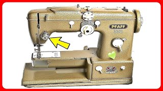 Pfaff 332  Pfaff 230  Tensioner Control Overview Setting Assembly  asmr [upl. by Ahsemot104]