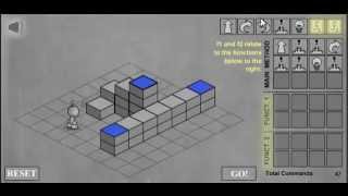 Lightbot levels 1 2 3 4 5 6 7 8 9 playthrough  how to do the levels [upl. by Akinimod]