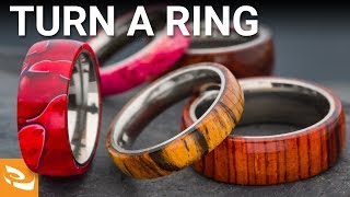 Turning a Comfort Ring Core Woodturning Project [upl. by Eanram]