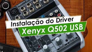 Instalação do driver da mesa Xenix 502 USB ou Semelhantes [upl. by Aronel]