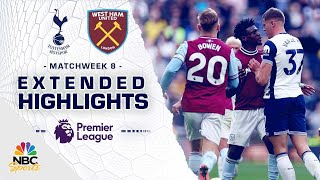 Tottenham Hotspur v West Ham United  PREMIER LEAGUE HIGHLIGHTS  10192024  NBC Sports [upl. by Langelo]