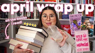 everything i read in april 🧚🏻‍♀️✨ new releases favorite books and some flops [upl. by Schaper728]