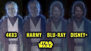 Despecialized vs 4K83 vs Disney vs Official BluRay  RETURN OF THE JEDI  Star Wars Changes [upl. by Nwavahs258]