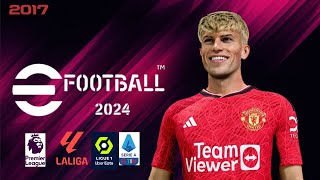 PES 2017 PATCH 2024 PC [upl. by Eizdnil75]