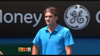 Roger Federer Bilingual Argument with Umpire [upl. by Paske548]