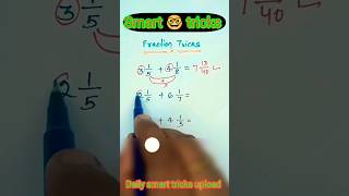 fractiontricks khansirmotivation mathstricks study studywithme shortvideo 🧠 [upl. by Ailadi]