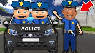 Baby Become FAKE POLICE 100 TIMES Whos Your Daddy [upl. by Attenra168]