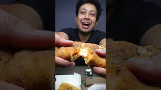 Paneer Tikka Stuffed Garlic Bread Comparison Dominos Vs Lapinoz Pizza [upl. by Elayor]