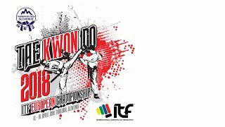 ITF TAEKWONDO EUROPEAN CHAMPIONSHIP 2018  RING4 [upl. by Nivrem]