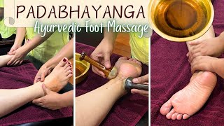 PADABHAYANGA foot massage Benefits Procedure Kansa Wand  Ayurvedic treatment for heel pain [upl. by Nayar]