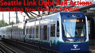 Seattle Sound Transit Link Light Rail Line 1Central Link Actions [upl. by Hakon526]