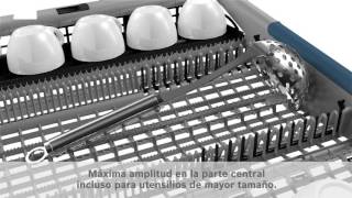 Lavavajillas integrable Bosch 60 cm con 3ª bandeja VarioDrawer en Funnatic [upl. by Addiego]