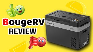 BougeRV 12V 30 QUART MINI FRIG REVIEW [upl. by Domeniga]